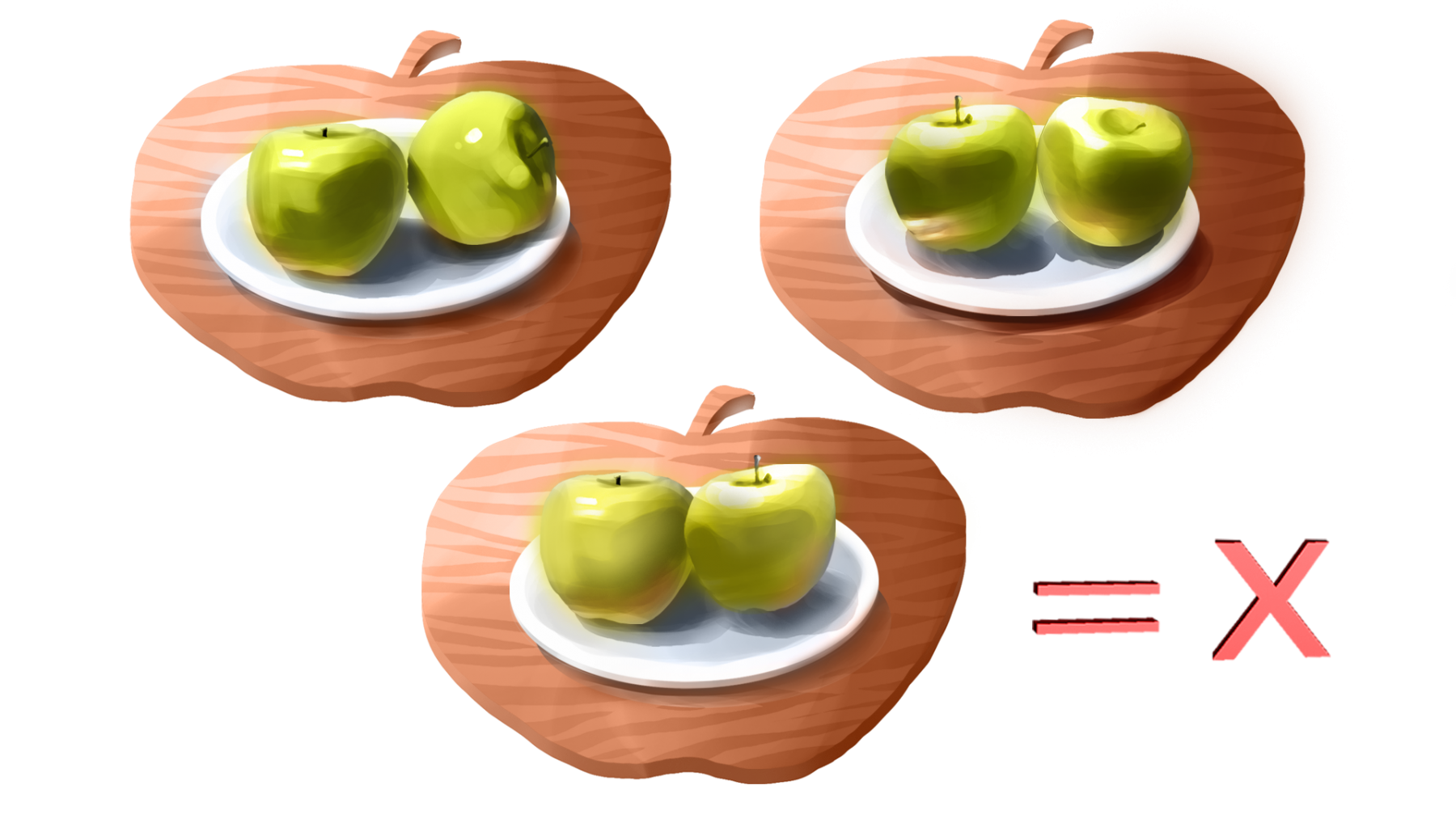 Algebra Apples Equation 1 (Crystal Core Game)
