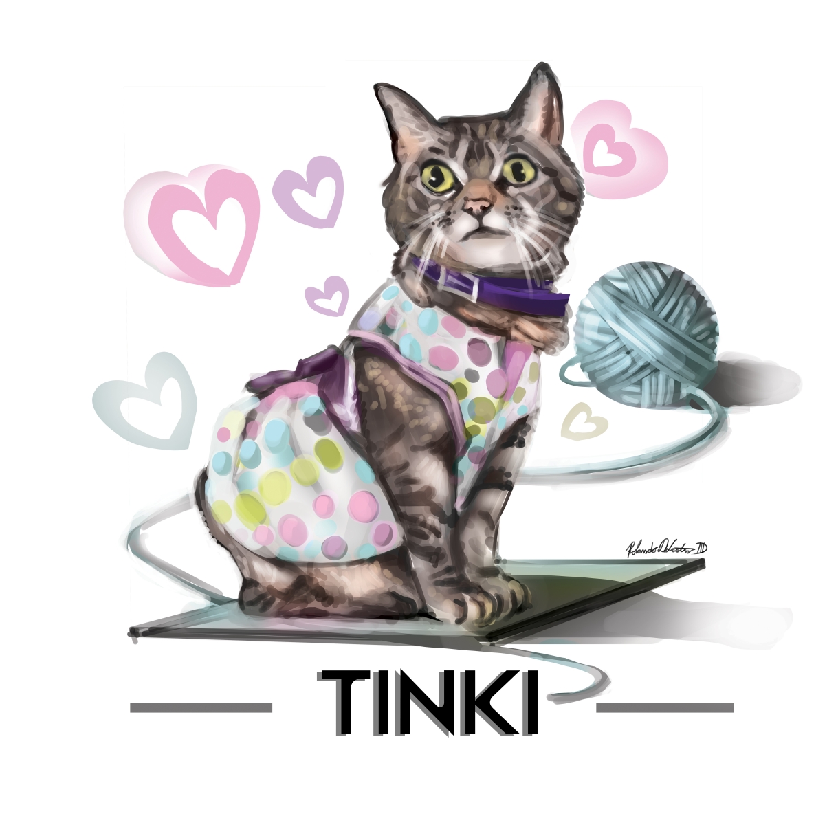 Tinki: Hamilton Humane Society T-Shirt Design