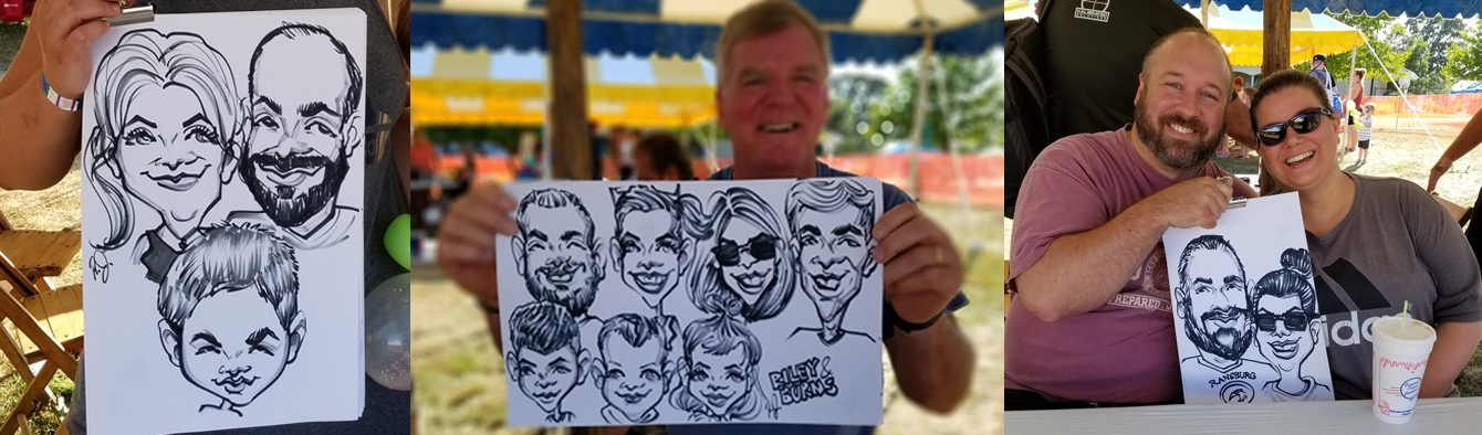 Caricature Gig (Abracadabra Fun Parties at Columbian Park)
