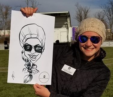 Switchyard Park Caricature Gig with Big Bounce Fun House Rentals