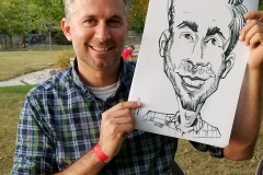 Caricature Gig (With TAG Art Company at Ball State University